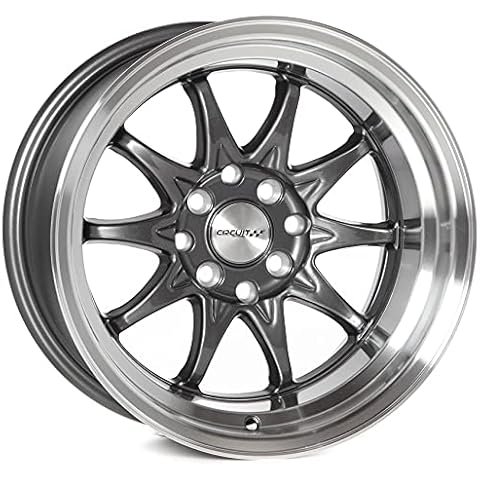 Circuit Performance CP29 15x8 Gloss Gun Metal 4-100/4-114.3 [+0mm] Cover