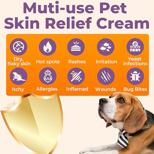 5% Off Dog Itchy Skin Relief Cream with Colloidal Oatmeal - Image 3