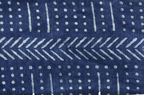 Trade Star Indigo Mudcloth Print Throw100% Cotton Soft Tassel Blanket Ethnic Block Print Throw Couch Blanket Decorative Rustic Throw For Bed/Couch/Sofa (Indigo Snow (120 X 170 Cms)) #TOP2