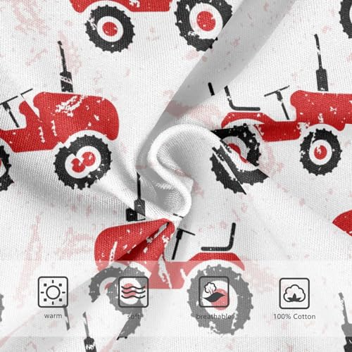 Little Boys Briefs Old Wheeled Tractors Soft Cotton Toddler Underwear in Sizes 2/3t, 4t, 5t, 6 and 83