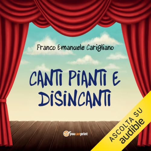 Diseño de la portada del título Canti pianti e disincanti