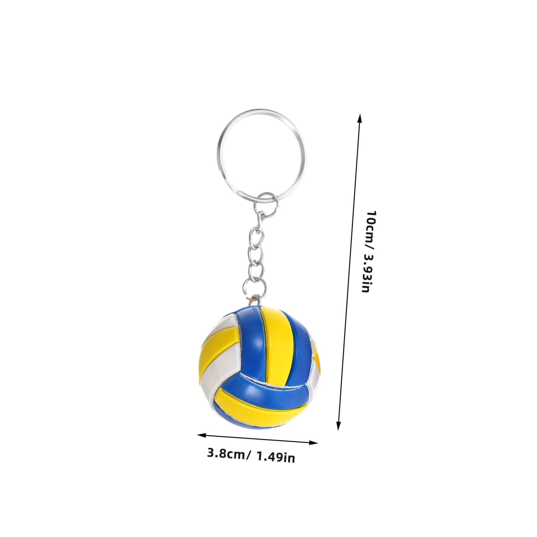 Beavorty 12 Stück Teiliges Volleyball Schlüsselanhänger Multifunktionale Kompakte DIY Taschenanhänger Sportliche Deko für Rucksack Auto und