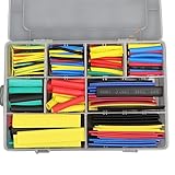 [COVANK]プロ仕様【ヒートシュリンク】328枚セット 耐候性強化 カラーコード管理 電気ケーブル保護用 簡易取付可能 日本国内品質検査済