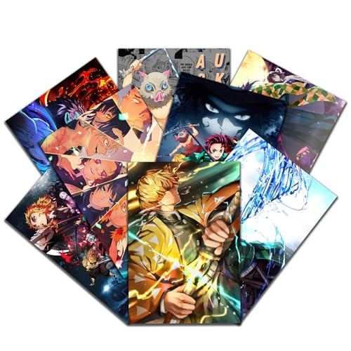 GTOTd Anime Slayer Poster 8 Stück 42 x 29cm (16.5\" x 11.4\") Merch Party Ungerahmte Version HD Leinwanddruck Poster für Wohnzimmer Schlafzimmer Club Wand Kunst Dekor GTOTd Anime Slayer Poster 8 Stück 42 x 29cm (16.5\" x 11.4\") Merch Party Ungerahmte Version HD Leinwanddruck Poster für Wohnzimmer Schlafzimmer Club Wand Kunst Dekor