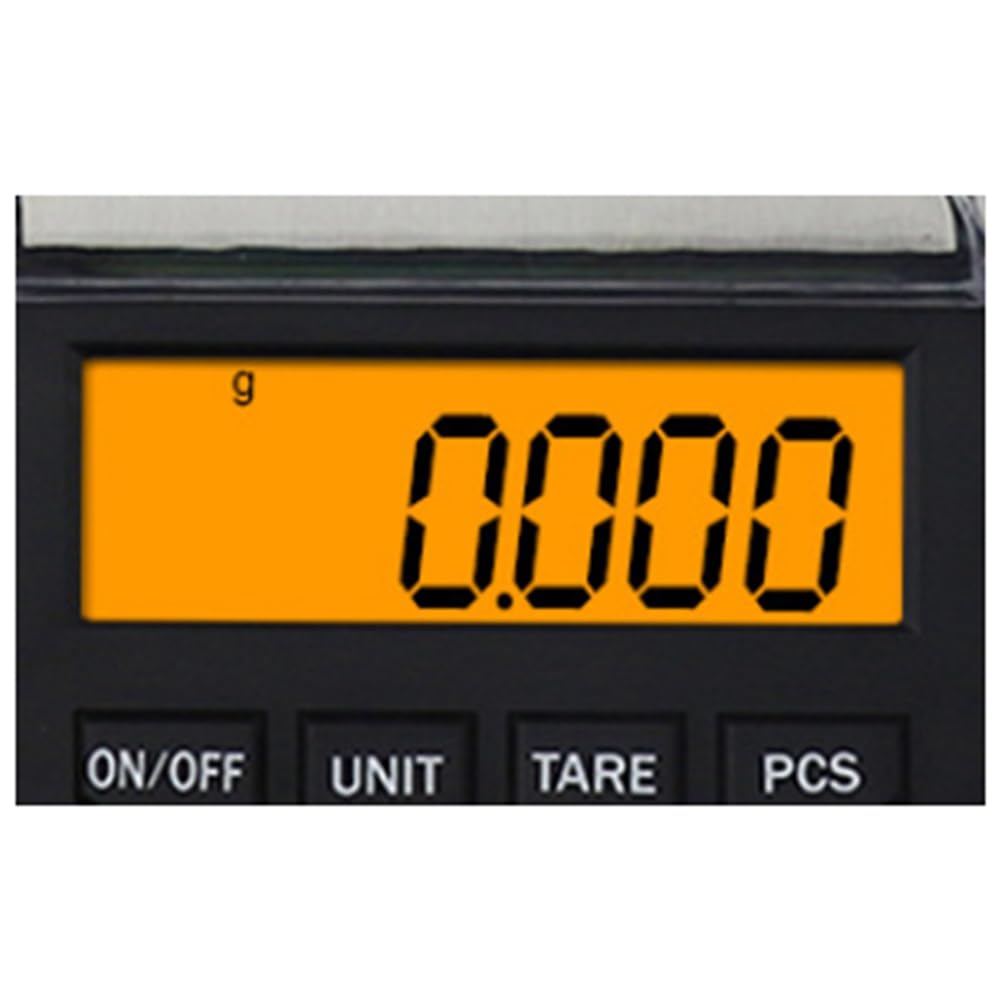 Báscula digital electrónica portátil, mini báscula de bolsillo, 50 g, peso de calibración, función de tara
