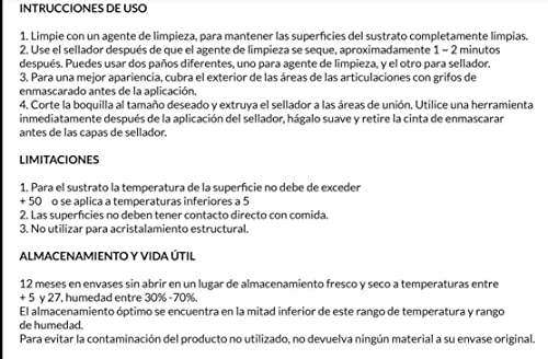La Mejor comparativa de Sellador Multiuso anti hongos del mes. 12 Imagen adicional