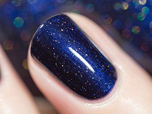 Image of ILNP Looking Up - Midnight Blue Holographic Nail Polish