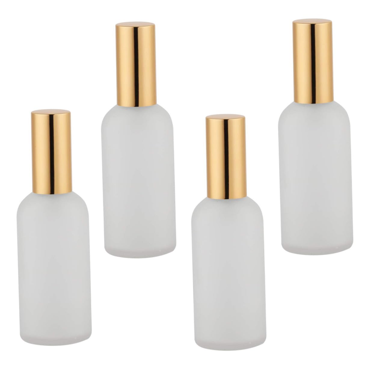 VALICLUD 4 piezas Botellas de Vidrio para Perfume Spray Recargable Portátil de Duraderas y Reutilizables para Aceites Esenciales y Fragancias