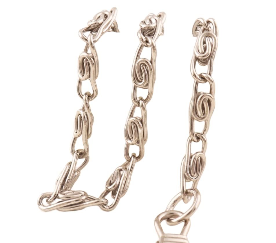 Urban Creation Handbag Chain Replacement Strap for Lady's Purse Clutch - Silver, Metal, Vintage Style, 47.52 Inches-image-15