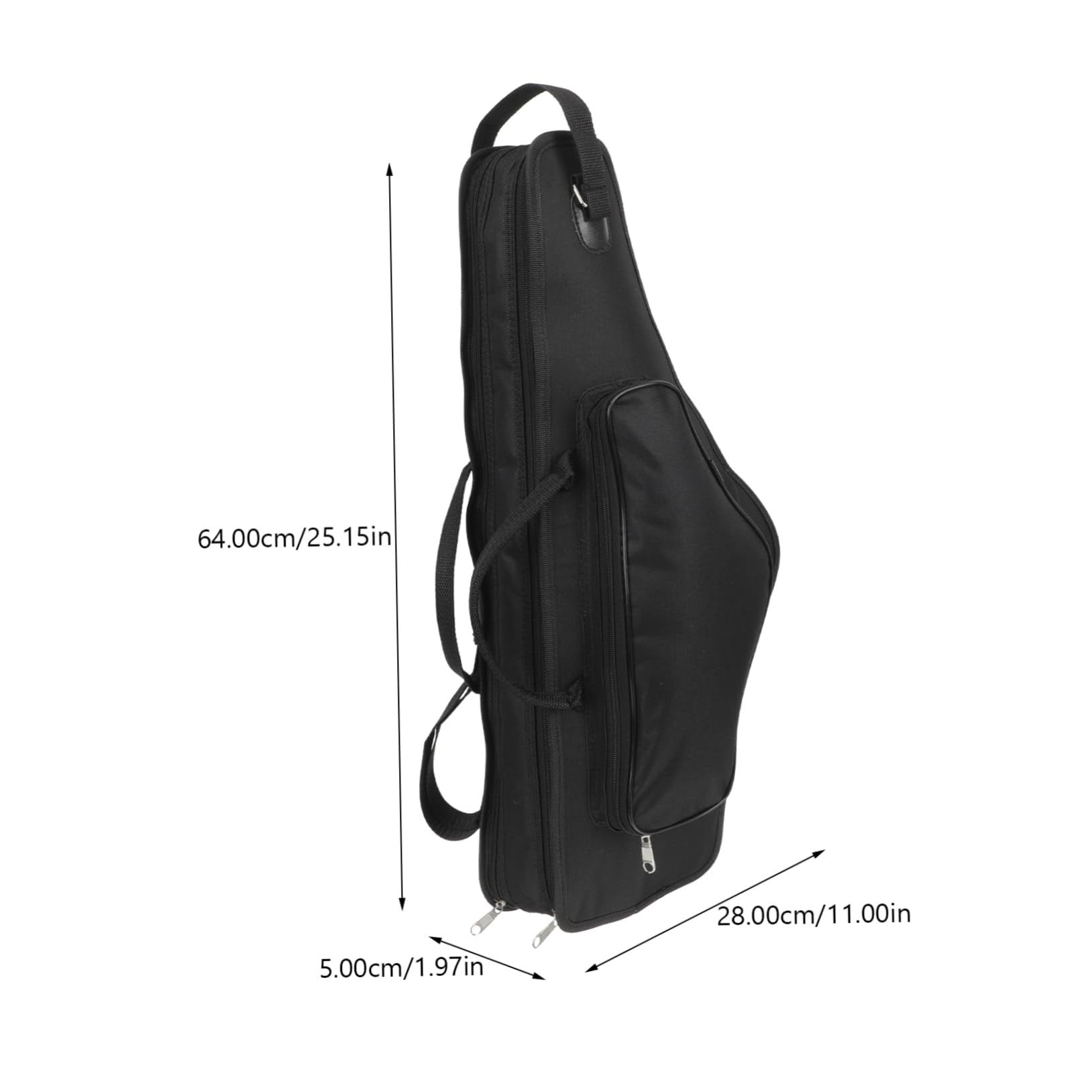 BESPORTBLE Portable Saxophone Bag Alto Saxophone Storage Bag with Adjustable Straps and Handle