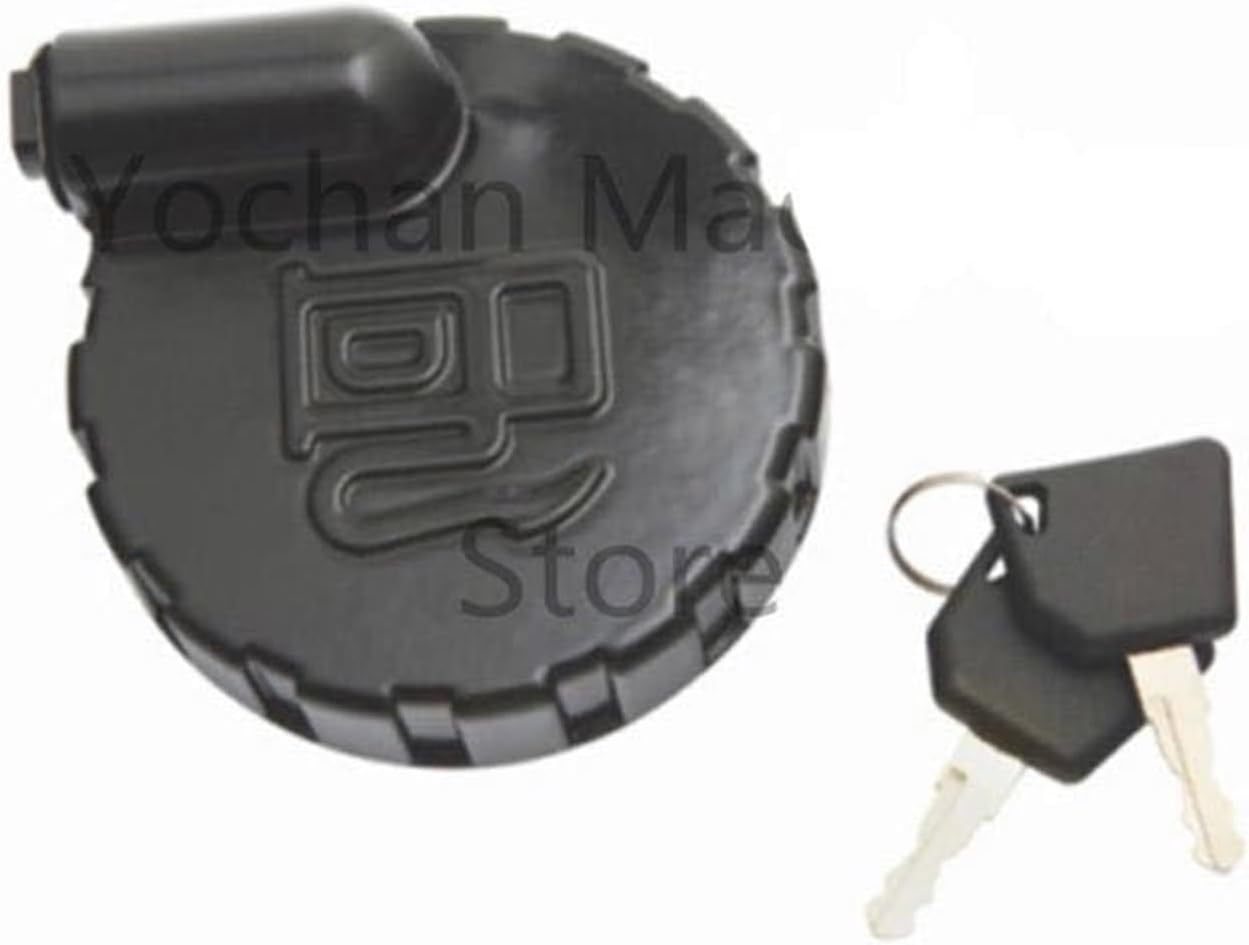 ZAPYVET 燃料タンクキャップオイルカバー（14607キー付き）、JCB掘削機331/45908 331/33064 123/0