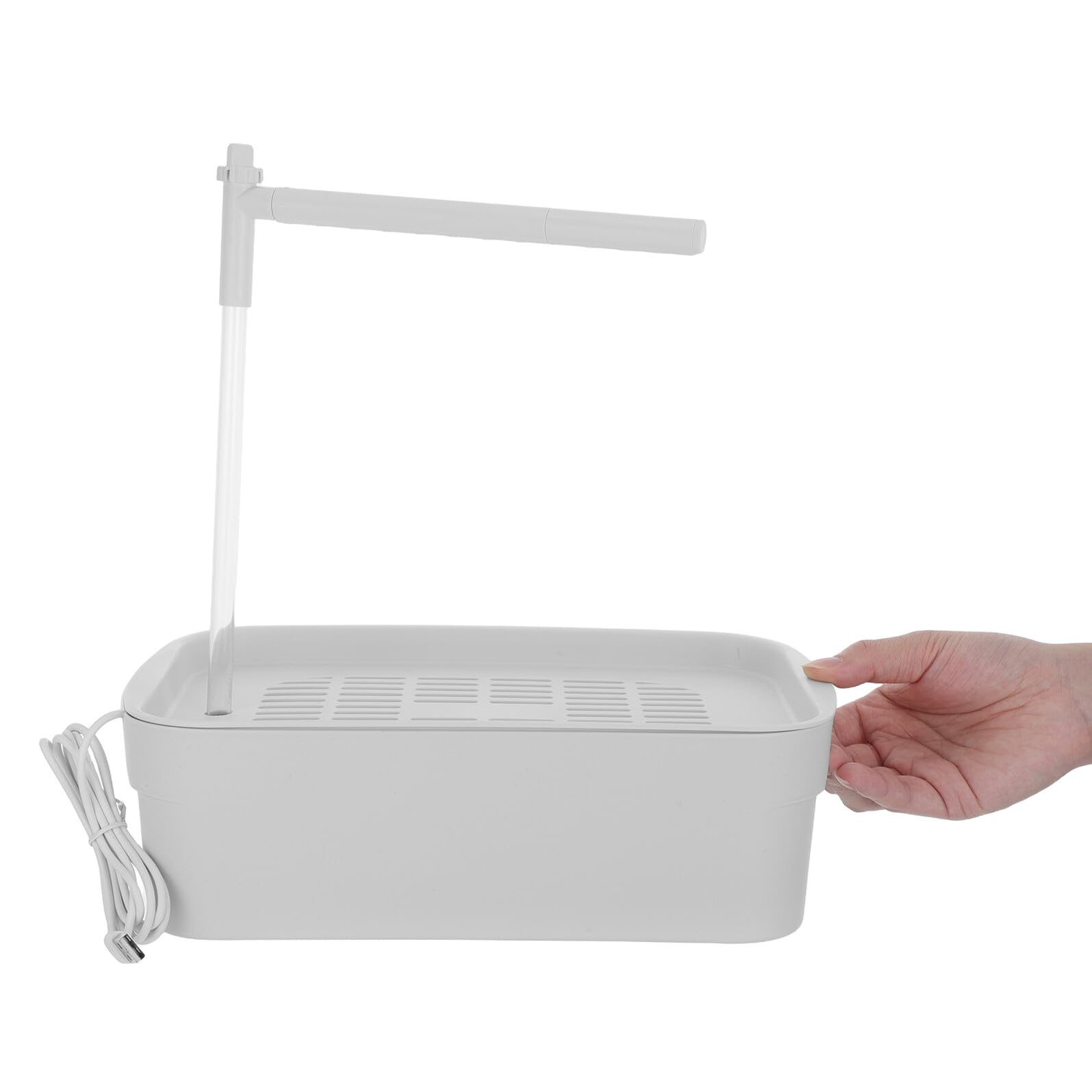 Automatische Vogeldusche mit Fließendem Wasser Papageienbadewanne 31,2x20,8x9,7cm Leise rutschfest Abwaschbar für Wellensittiche und Kleine Papageien im Käfig