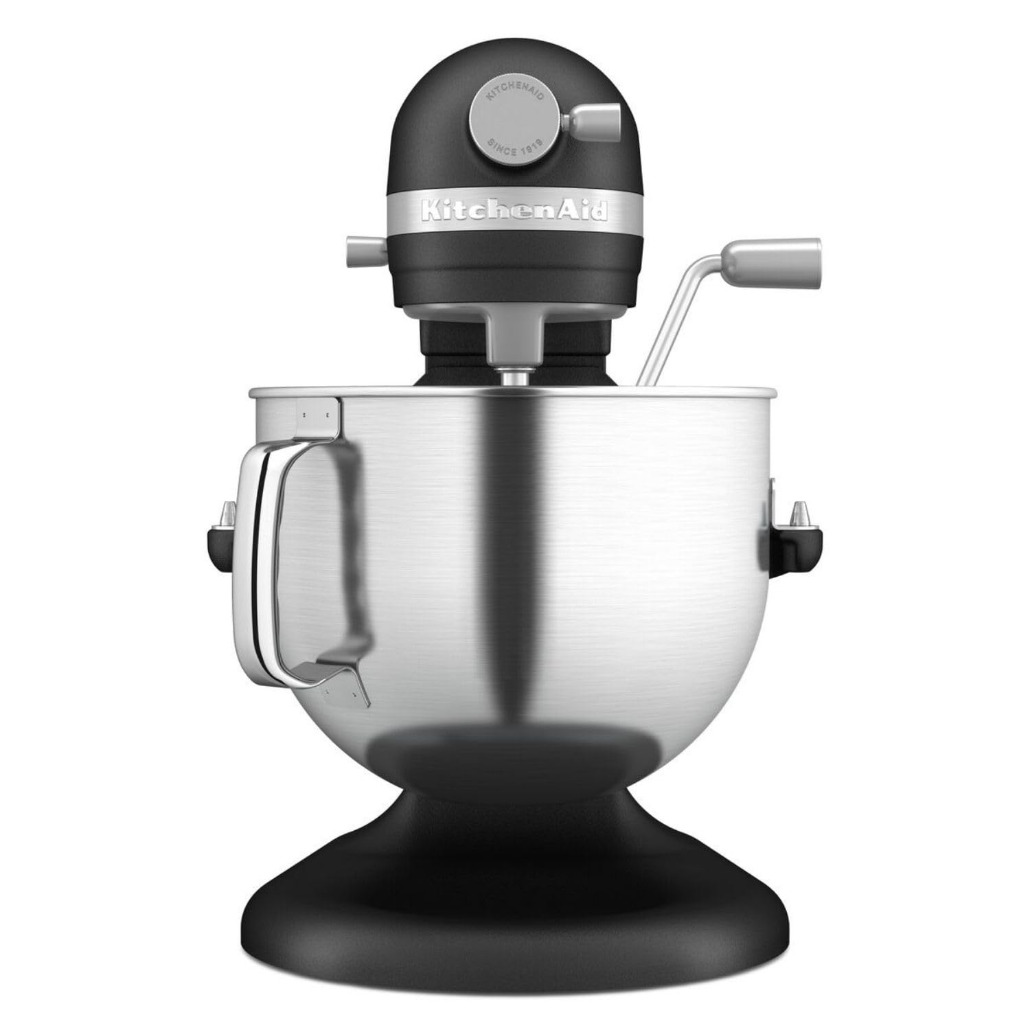 KitchenAid Küchenmaschine - Artisan - Multifunktionaler Küchenroboter mit Schüsselheber - Mit 5 Zubehörteilen - 6,6L Edelstahlschüssel - Gusseisen schwarz