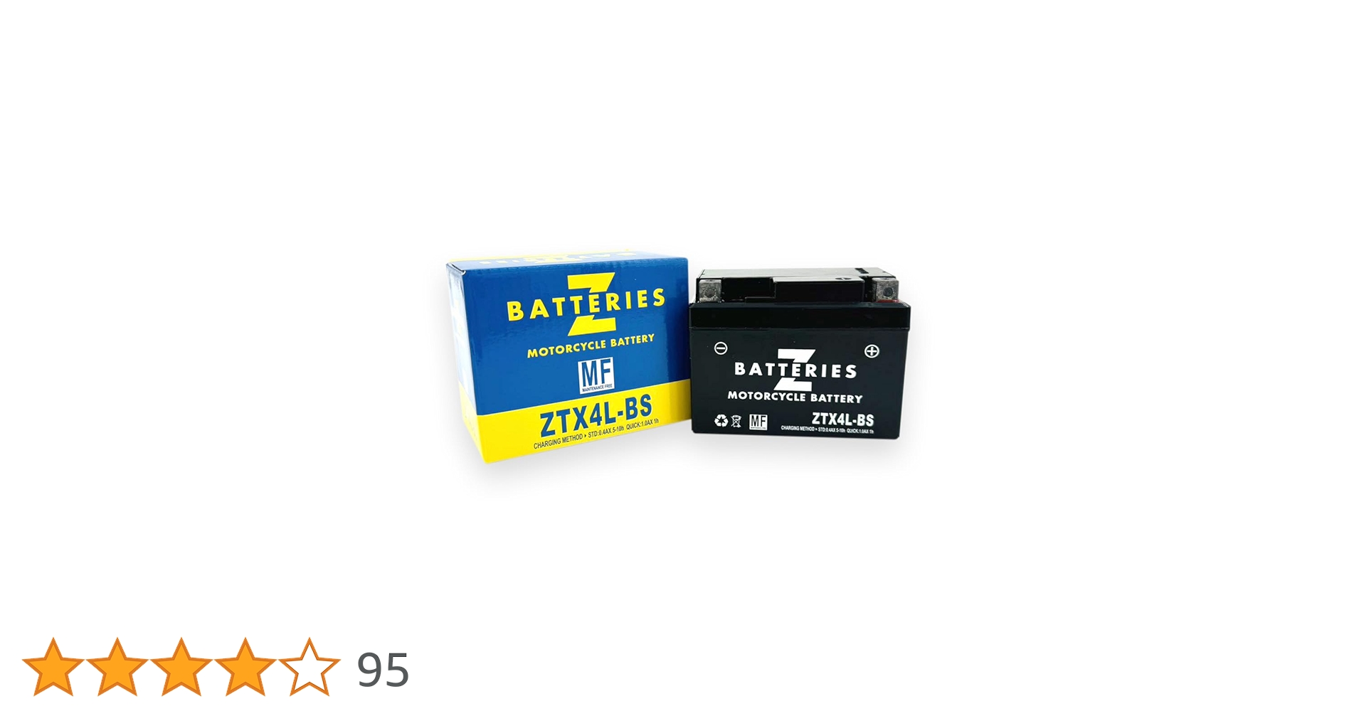 Amazon | Z BATTERIES バイクバッテリー YTX4L-BS ユアサ 互換