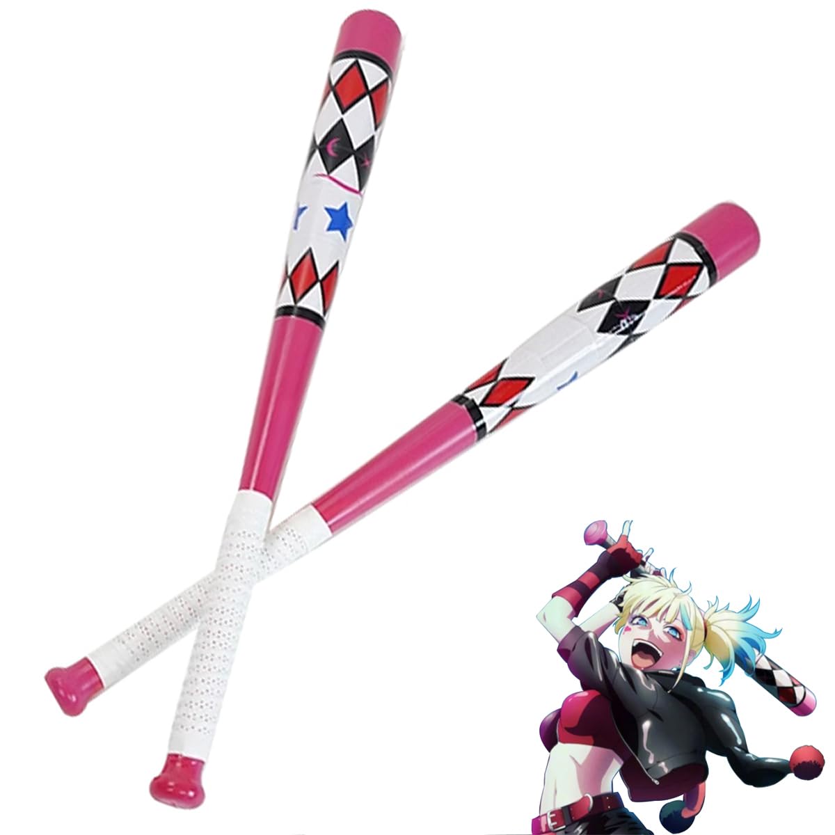 Amazon.co.jp: 道化女 ハーレイ・クイン 野球バット 武器 異世界