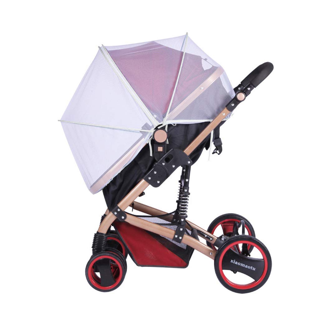 Baby-Kinderwagen-Netz für Kinderwagen, zusammenklappbar, Zubehör für Kinderwagen, Kinderwagennetz