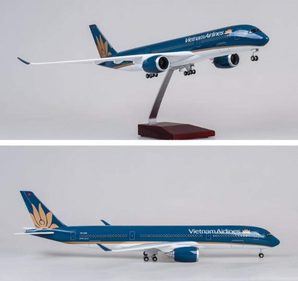 47 cm Airplane Model Boeing B787 Vietnam Airlines A350 Airplane Model with Wheels Without Lights