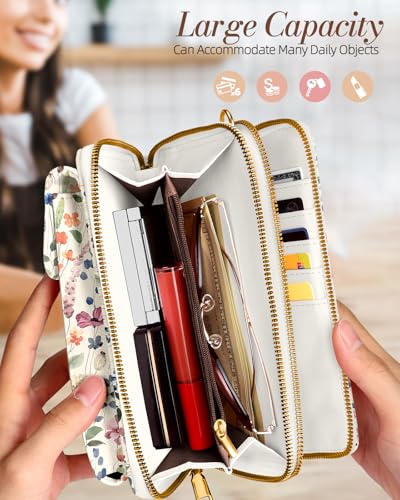 Image of Miss Adola Zipper Cell Phone Crossbody Bag for Women