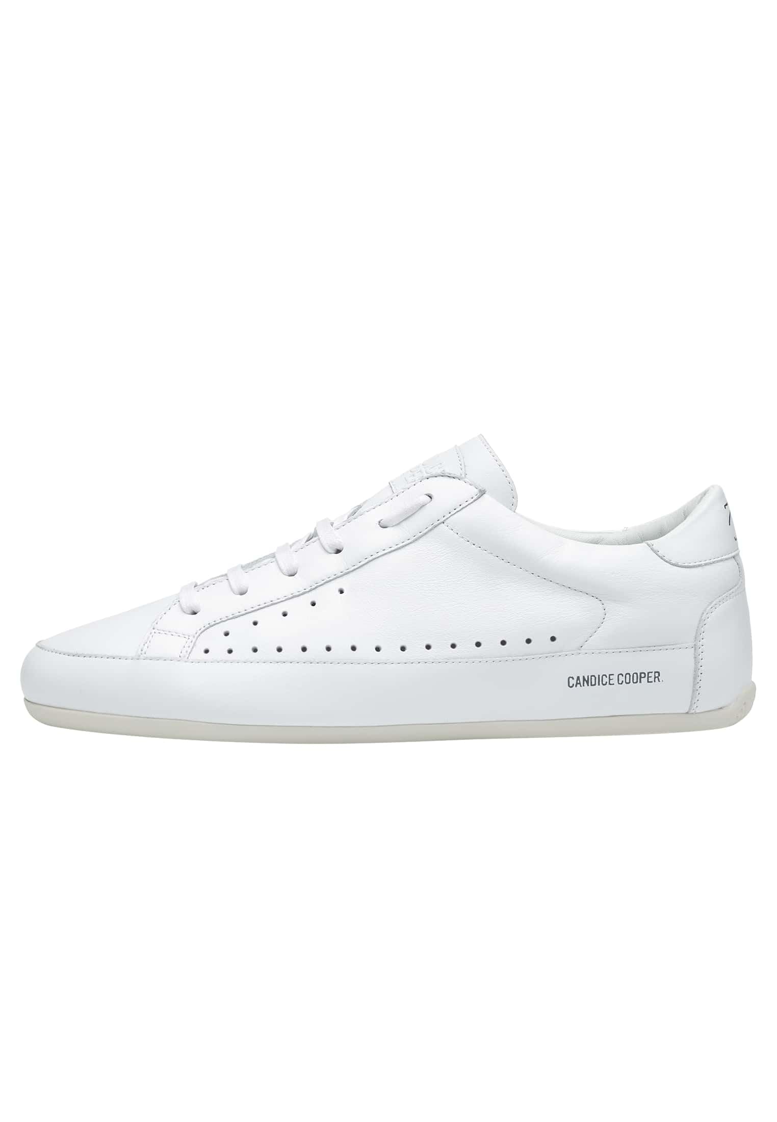 Candice Cooper Danny Leather Sneakers, White, 6 UK
