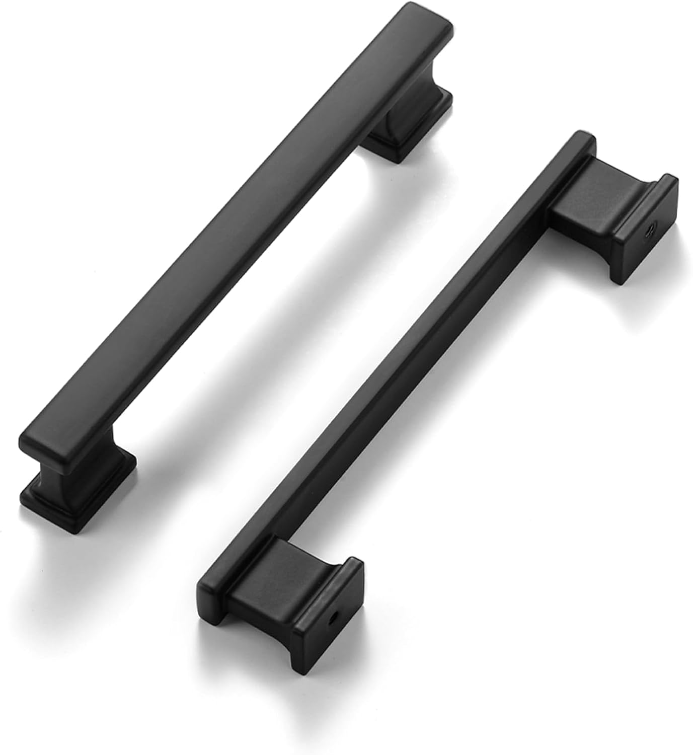 10 Pack 5 Inch Black Cabinet Handles - Kitchen Pulls & Drawer Pulls