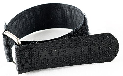 AIRNIX 20 x 20,3 x 1,9 cm (16,5 cm verwendbar), Klettverschluss-Nylon-Gurte, wiederverwendbare Befestigung, Sicherung, Kabelgurte Cover