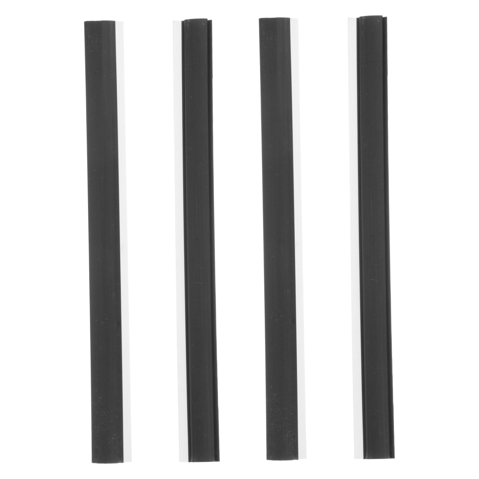 Hemobllo 4 Tiras de Goma de Repuesto 26 CM para Borde de Recogedor Fáciles de Reemplazar Piezas para Dustpan y Pala de Escoba