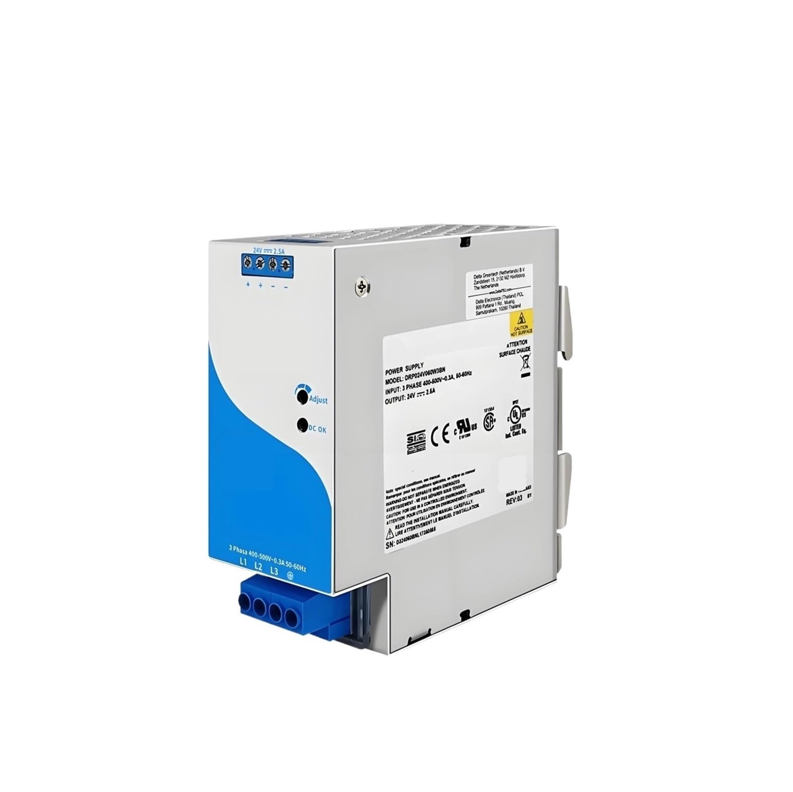 SWEWDSQG DRP024V060W3BN Switching Power Supply 24V 2.5A 60W Input 380V