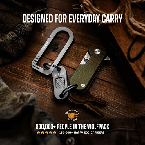 Image of WESN Microblade Folding Pocket Knife, OD Green G10 x Titanium