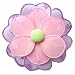 Hanging Flower 8" Medium Pink Purple Green Hailey Nylon Mesh Flowers Decorations Decorate Baby Nursery Bedroom Girls Room Ceiling Wall Decor Wedding Birthday Party Baby Shower Bathroom Kids 3D Art