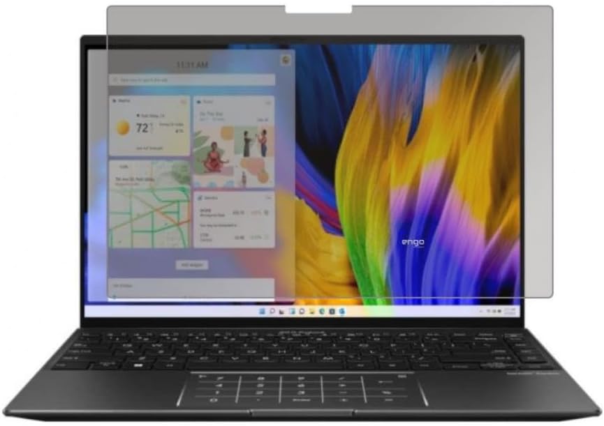 Engo Asus Zenbook 14X OLED 14 inç ile Uyumlu Hayalet Ekran Koruyucu 16:10