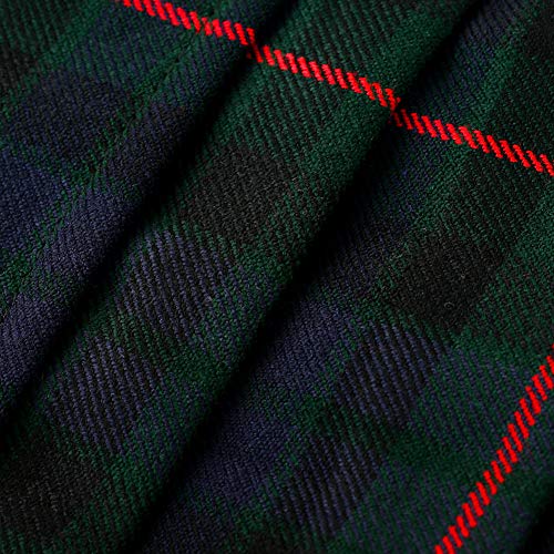 Womens 16.5 in Plaid Tartan Mini Kilt Skirt Gunn 14 US4