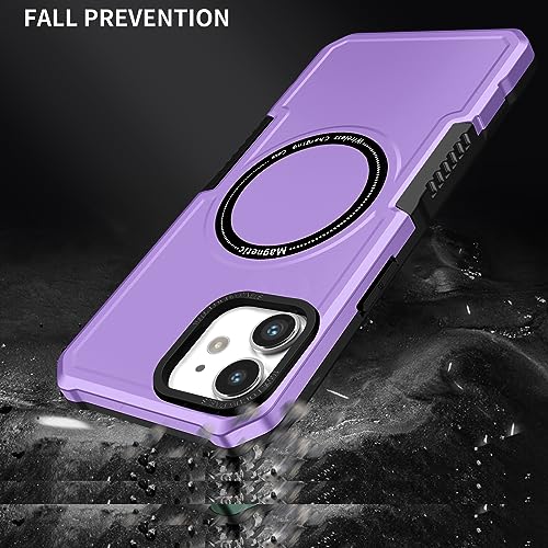 Coque magnétique pour iPhone 12 rigide mate contre les rayures