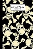  Cornell Notes Notebook: Skull Cover, College Ruled Medium Lined Journal, Cornell Note Paper Workbook for School, University, Note Taking, Size 6 x 9\