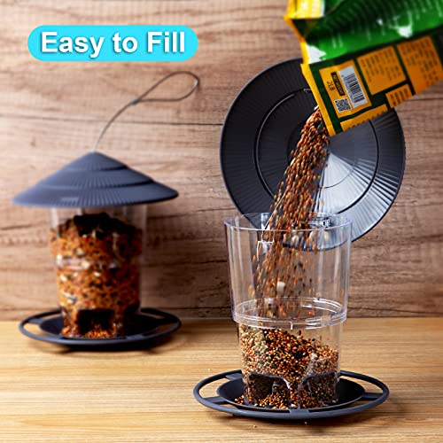Ewonlife Bird Feeders For Outdoors, Ewonlife Bird Feeder Outside Hanging, Squirrel Proof, Easy Clean And Fill thumb #6