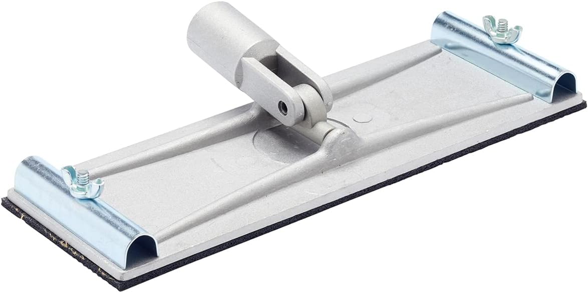 ProDec 360 Degree Heavy Duty Swivel Pole Sander Head for Fast, Efficient Sanding of Floors, Walls and Ceilings Without Ladders, Compatible with All Sandpapers, Universal Screw Fit for Extension Poles