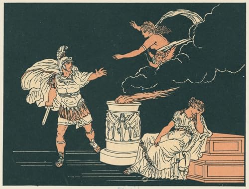Aeneas and Helen (1878) Poster Print by Bartolomeo Pinelli (18 x 24) by Posterazzi - Used condition - US$20.73