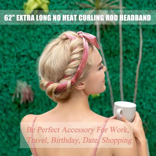 Ailsa Modeladores de Cachos Sem Calor para Dormir, Faixa de Cabeça para Cabelos Longos Durante A Noi