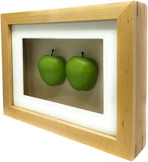 Home Decor Kitchen Wall Art Frame, Three-Dimensional Green Apple Mockup ...