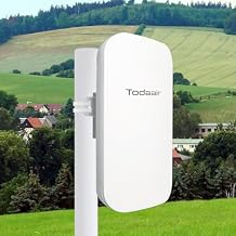 2025 Outdoor WiFi Extender,WiFi Booster | AI Watchdog | Repeater&AP Mode|IP65 Weatherproof | Up to 1200Mbps Dual Band WiFi Repeater