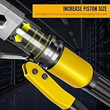 Hydraulic Crimper Wire Battery Cable Lug Terminal Crimping Tool 9 Dies 4-70 mm² 100KN Hydraulic Crimper Set Crimping Tool 9 Dies for Copper Aluminium Cable Lugs - Image 9