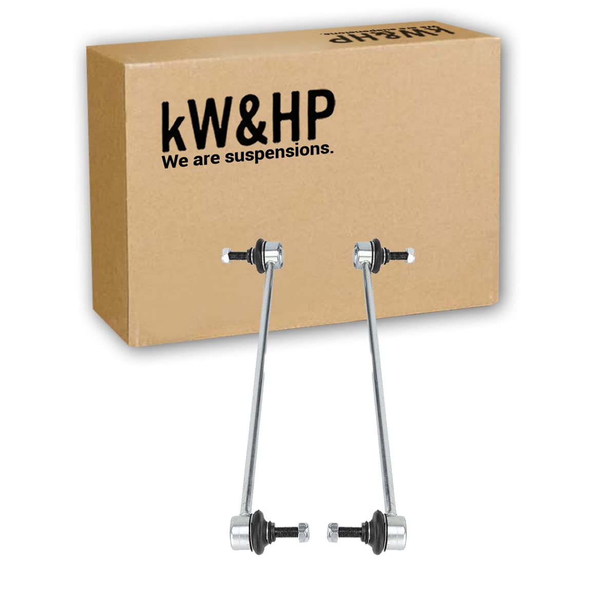 kW&HP KIT 4 PEZZI COPPIA BRACCETTI TRAPEZI OSCILLANTI ANTERIORI E BIELLETTE BARRA STABILIZZATRICE (BRA417KW)