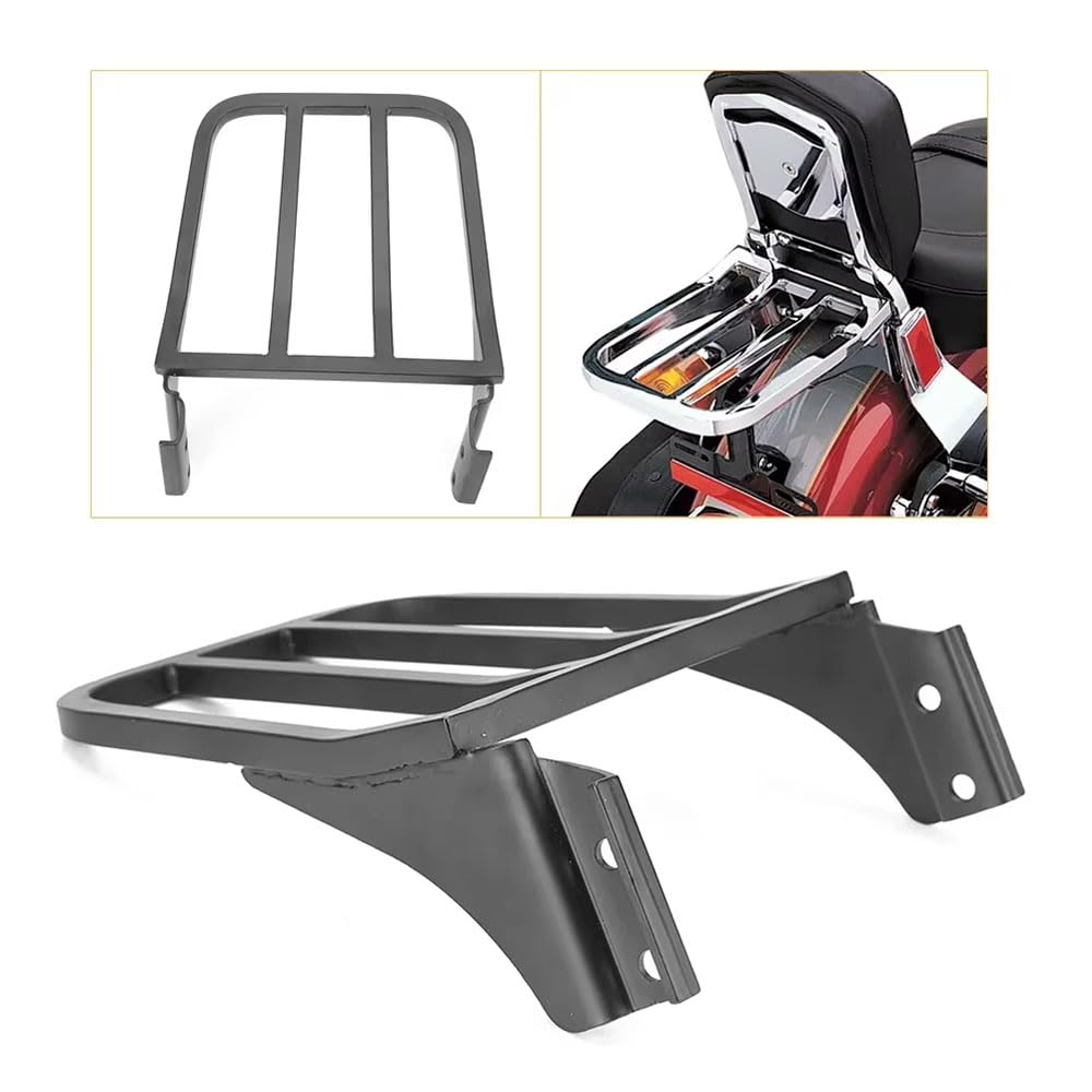 Bagażnik motocyklowy MHysa kompatybilny z Harley Davidson Sportster XL 883 1200 2004-2017, Silver