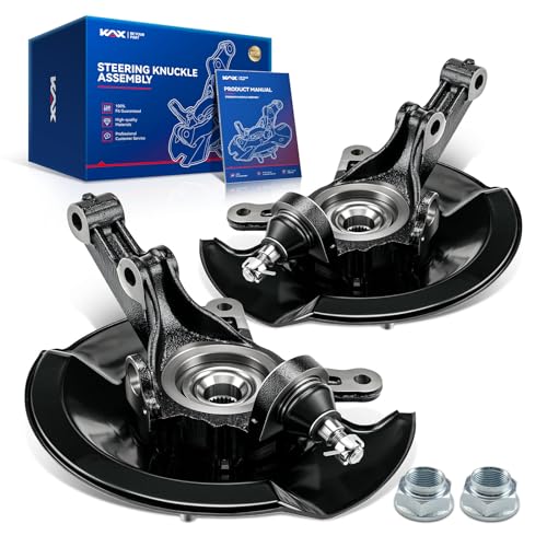 KAX Front Steering Knuckle & Wheel Bearing Hub Assembly Replacement for Honda Civic 2001-2002,2PCS Passenger and Driver Side Replaces 698478/698479