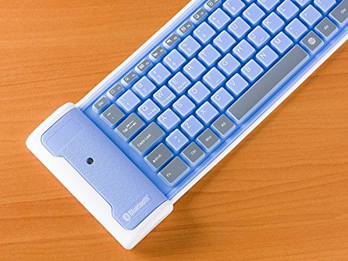 Eastchina(Tm) Mini Portable Waterproof Foldable Wireless Bluetooth Silicone Keyboard For Ipad Laptop Iphone Andriod Smartphone,Fit For All Ios Windows Andriod System #TOP4