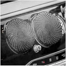 OLizee 2PCS Detachable Car Air Conditioner Deflector Car Air Vent Wind Deflector Adjustable Car Air Vent Outlet Accessories Car Interior Essential Round