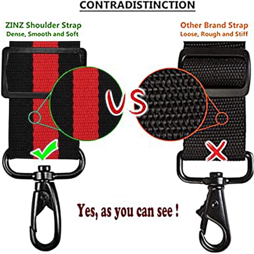 Image of ZINZ Bag Shoulder Strap, Padded Adjustable Shoulder Strap Replacement
