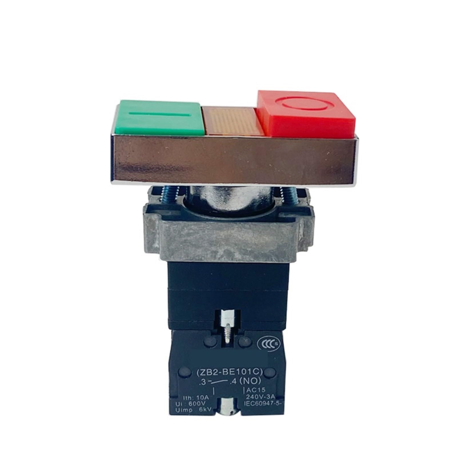 Interrupteur à bouton-poussoir de précision XB2-BW8465 double 22mm 220V - 6