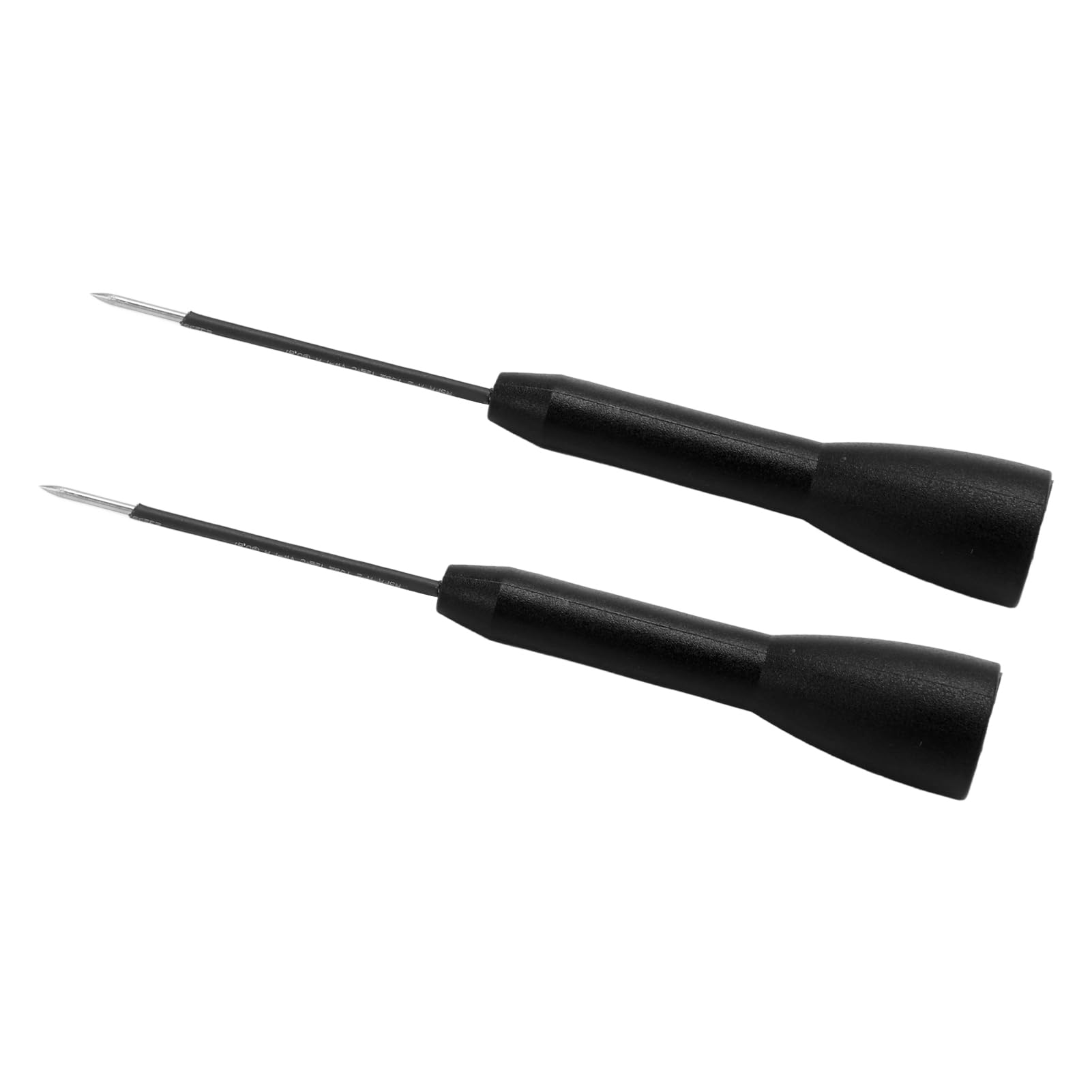 Cocoarm Sonda Testowa PA Mosiężna Sonda Igłowa CAT II 600 V 10 A do Testowania Kabli Multimetrem, Ochrona Izolacji, Brak Przecinania Drutu, Prosta Obsługa Przy Kontroli Obwodu (BLACK)