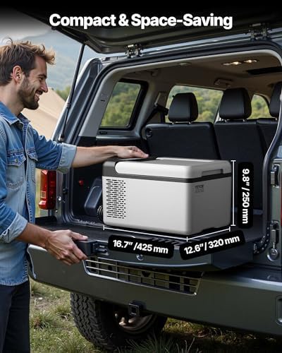 VEVOR 12V Car Refrigerator 10 QT, Portable Mini Freezer with APP Control, -4℉ to 68℉, 12/24V DC & 110-220V AC Compressor Cooler for Travel, Camping, Home, Road Trip | for Travel, Outdoor Camping, Home, and Road Trip, with APP Control, -4℉ to 68℉, 12/24V DC & 110-220V AC Compressor Cooler product image 20