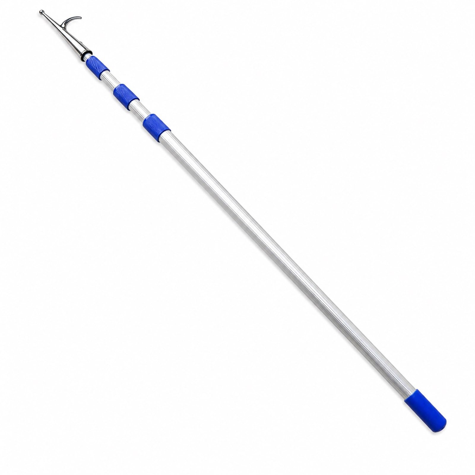 Asta telescopica per Gancio da Barca,Mezzos Marinaio Telescopico,Mezzos Marinaio Nautico ad Alta Resistenza,Rust Resistant,Lightweight,per ormeggi e Accessori per imbarcazioni